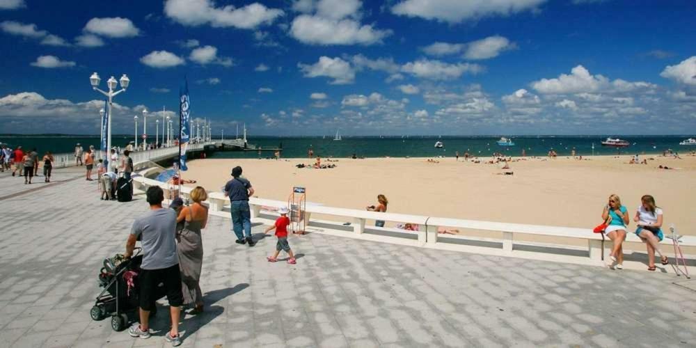 Apartmán T2 Face Au Port De Plaisance Et Plage D'Eyrac -Terrasse -Parking Arcachon Exteriér fotografie